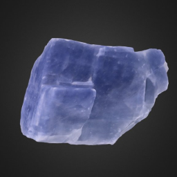 Mineral: Calcite (blue)