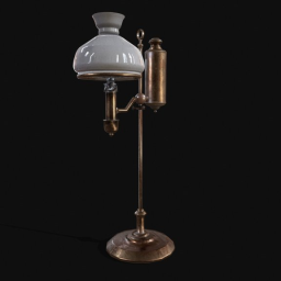 Victorian Brass Oil Lamp