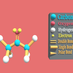 Acetone Molecule