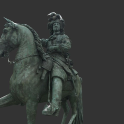 Louis XIV in place d&#39;armes of Versailles