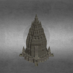 Candi Prambanan low poly