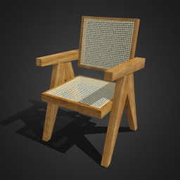 Pierre Jeanneret - Chair - Wicker