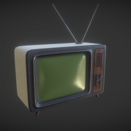 TV Retro White
