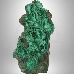 "Kidney-shaped" malachite