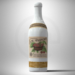 Bottle of raspberry juice - J. Haberfeld Factory