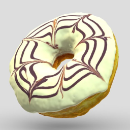 White Chocolate Donut 3DScan