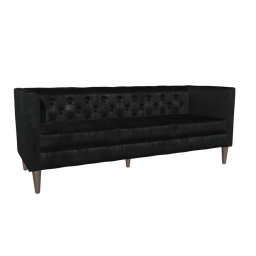 Grant Sofa Black Velvet - 101339