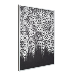 Industry Canvas Wall Art Silver  Black - A12246