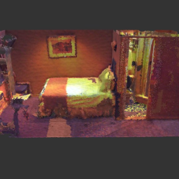 Color Point Cloud - NYC hotel room