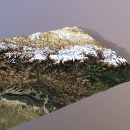 Majestic Himalayan range visible from Saharanpur