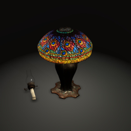 2018.281 Peacock Table Lamp