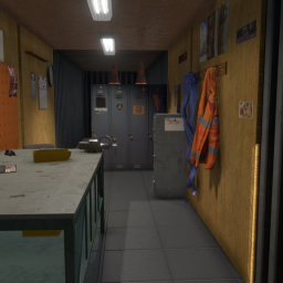 Office of a Crane Operator clean