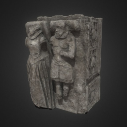 Low Poly the grantham tomb Game Ready