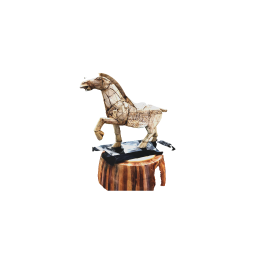 Afgan horse sculpture