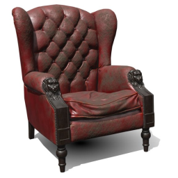 The Matrix Red Chesterfield Chair