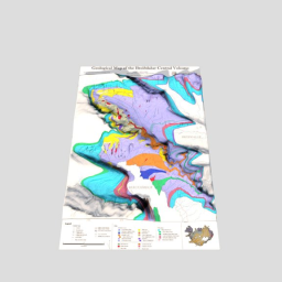 Brei&#240;dalur central volcano geological map mod