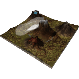 Volcano terrain