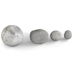 Four Largest Asteroids