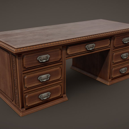 Antique wooden desk