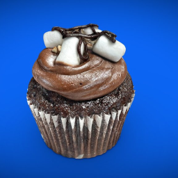 Extra Chocolate Marshmallow Cupcake
