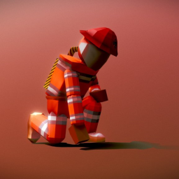 Mark descrip- the fireman