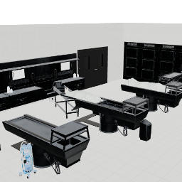 Autopsy laboratory