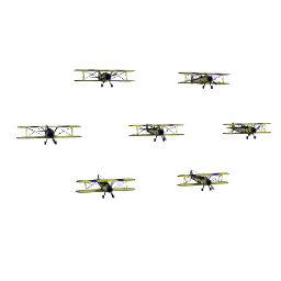Boeing-Stearman Model 75 - formation