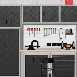 Automotive tools garage