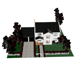 Realistic House Interior and Exterior