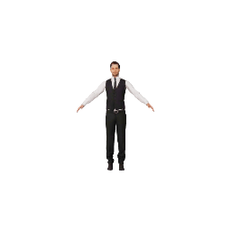 Eric with Open hand standing