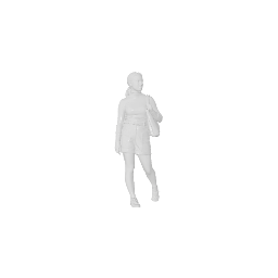 girl with handbag
