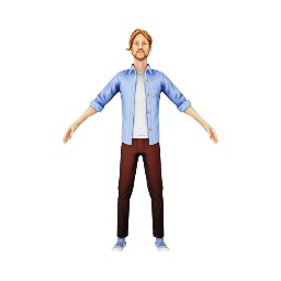 Men with casual