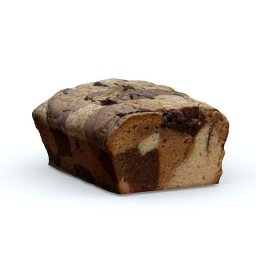 Sliced Marble Cake