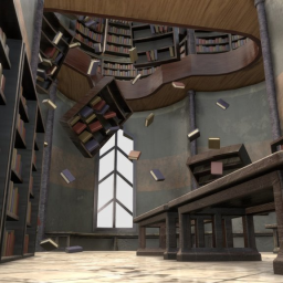Library Earthquake