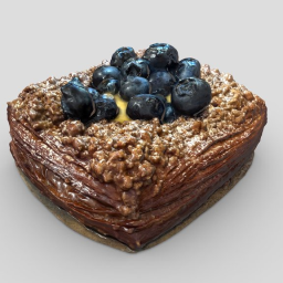 Blueberry Crumble Cream Pastry