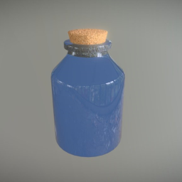Wide Glass bottle