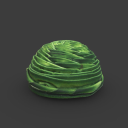 Green wrap hat made by Vanilla Beane