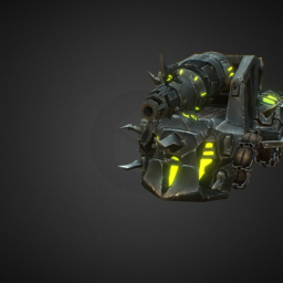 Fel Iron Horde Lightning Cannon Tank - Animated