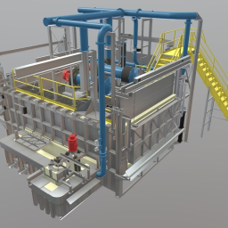 Schaefer Gas Aluminum Furnace