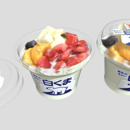 icecream  fruits