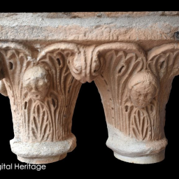 Romanesque Capitals, Sa&#250;ca (Guadalajara, Spai