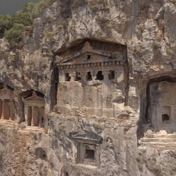 Lycian cliff tombs, Dalyan