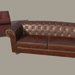 Lowpoly couch - 2 variants