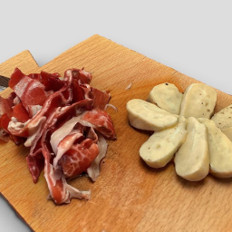 Prosciutto and cheese board