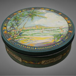 Hawaiian Fruitcake Tin