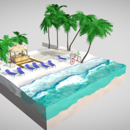Beach of the Dominican republic
