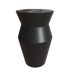 Tambor Black End Table Black - A10741