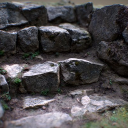 garden stone stairs