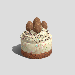 Easter decoration - lowpoly cake