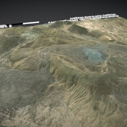 Mud volcano west of Baku, Azerbaijan (x2)